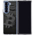Bitcoin Textured Logo Galaxy Z Fold6 Clear Case