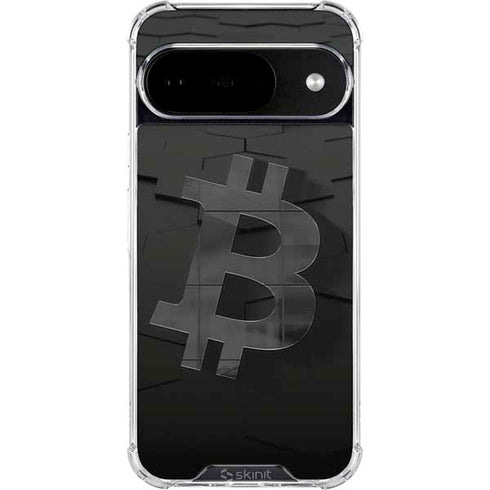 Bitcoin Textured Logo Google Pixel 10 Clear Case
