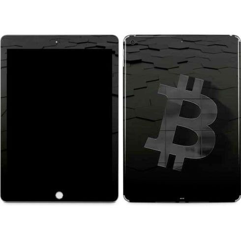 Bitcoin Textured Logo Apple iPad Skin