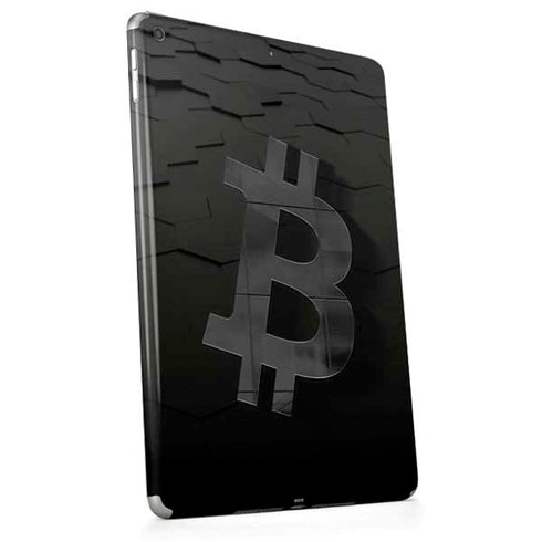 Bitcoin Textured Logo Apple iPad Skin
