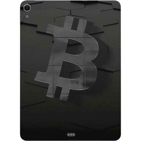 Bitcoin Textured Logo Apple iPad Air Skin
