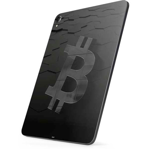 Bitcoin Textured Logo Apple iPad Pro Skin
