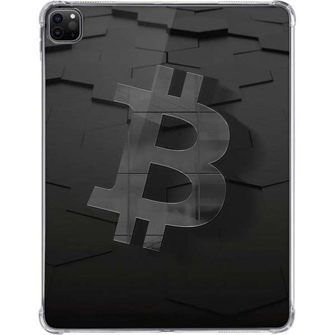 Bitcoin Textured Logo iPad Pro 11in (2024) Clear Case