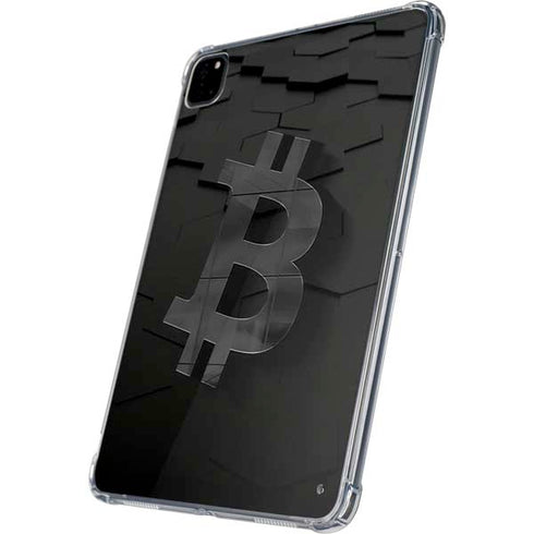 Bitcoin Textured Logo iPad Pro 11in (2024) Clear Case