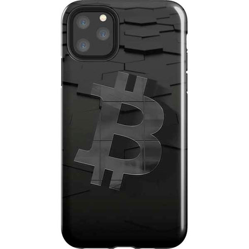 Bitcoin Textured Logo iPhone Cases