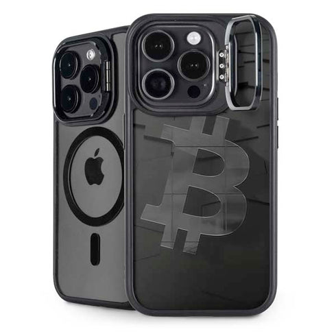 Bitcoin Textured Logo iPhone Cases