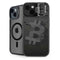 Bitcoin Textured Logo iPhone 14 Plus Kickstand Case