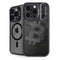 Bitcoin Textured Logo iPhone 14 Pro Max Kickstand Case