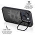 Bitcoin Textured Logo iPhone 15 Kickstand Case