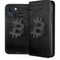 Bitcoin Textured Logo iPhone 15 Plus Folio Case