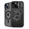 Bitcoin Textured Logo iPhone 15 Plus Kickstand Case