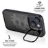 Bitcoin Textured Logo iPhone 15 Plus Kickstand Case