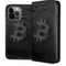Bitcoin Textured Logo iPhone 15 Pro Max Folio Case