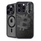 Bitcoin Textured Logo iPhone 15 Pro Max Kickstand Case