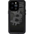 Bitcoin Textured Logo iPhone 15 Pro Waterproof Case