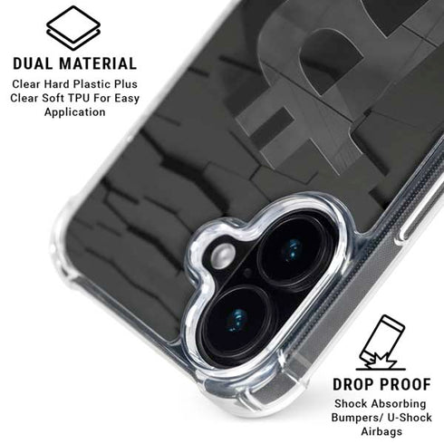 Bitcoin Textured Logo iPhone 16 MagSafe Case