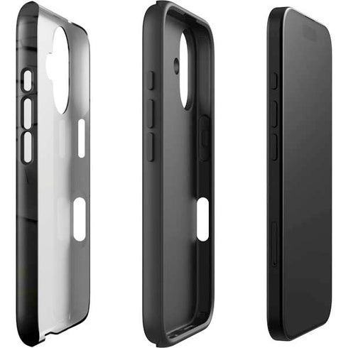 Bitcoin Textured Logo iPhone 16 Plus Impact Case