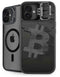 Bitcoin Textured Logo iPhone 16 Plus Kickstand Case