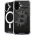 Bitcoin Textured Logo iPhone 16 Plus MagSafe Case