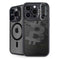 Bitcoin Textured Logo iPhone 16 Pro Kickstand Case