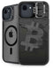 Bitcoin Textured Logo iPhone 16e Kickstand Case