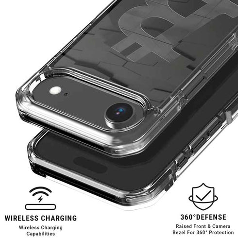 Bitcoin Textured Logo iPhone 17 Air Clear Case