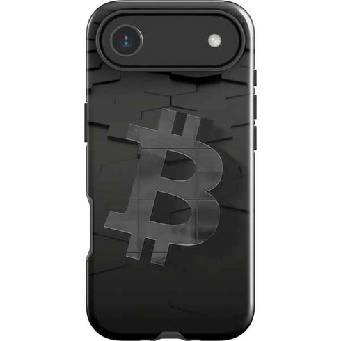 Bitcoin Textured Logo iPhone 17 Air Impact Case