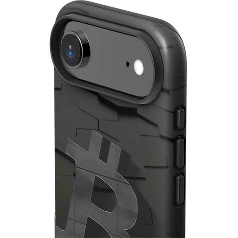 Bitcoin Textured Logo iPhone 17 Air Impact Case