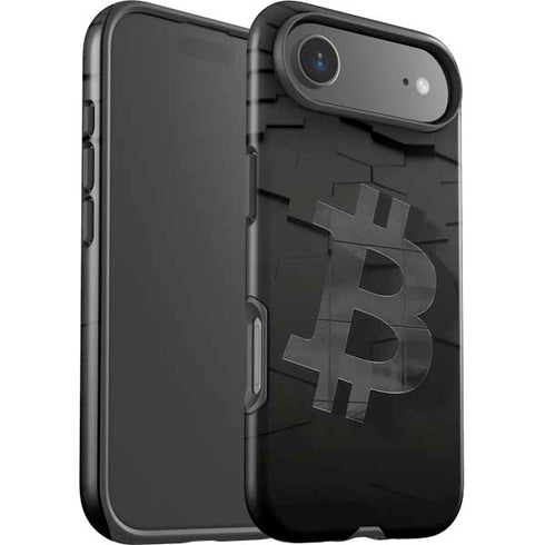 Bitcoin Textured Logo iPhone 17 Air Impact Case