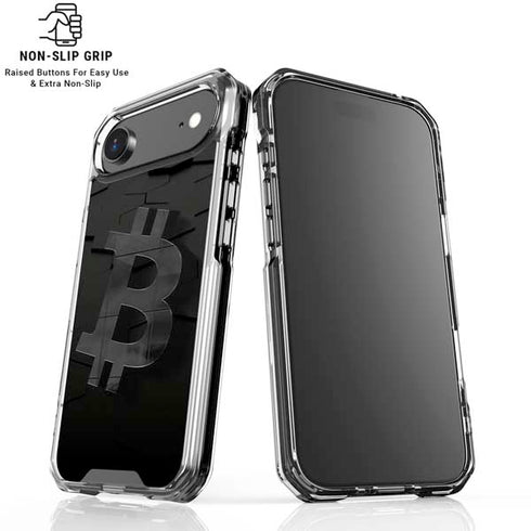 Bitcoin Textured Logo iPhone 17 Air MagSafe Case