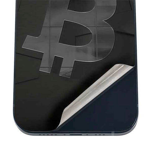 Bitcoin Textured Logo iPhone 17 Air Skin