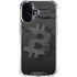 Bitcoin Textured Logo iPhone 17 Clear Case