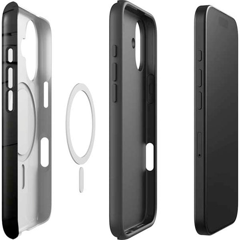 Bitcoin Textured Logo iPhone 17 Magsafe Impact Case