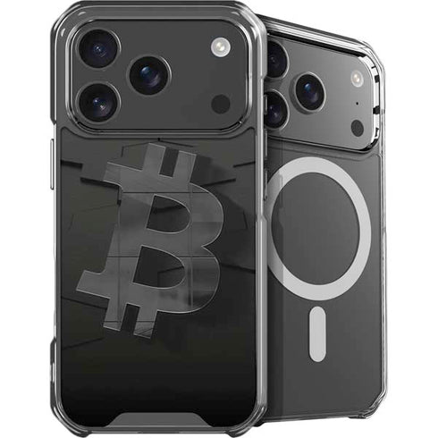 Bitcoin Textured Logo iPhone 17 Pro Max MagSafe Case