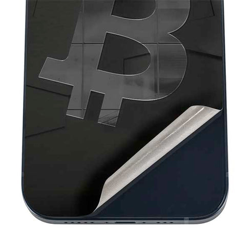 Bitcoin Textured Logo iPhone 17 Skin