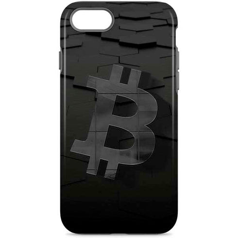 Bitcoin Textured Logo iPhone Cases