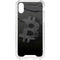 Bitcoin Textured Logo iPhone XS Clear Case