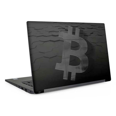Bitcoin Textured Logo Dell Latitude Skin