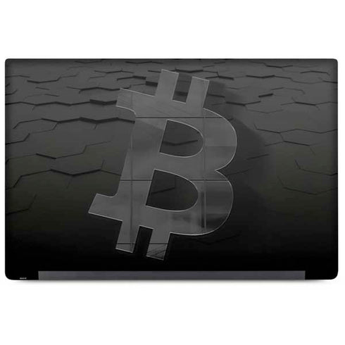 Bitcoin Textured Logo Dell Latitude Skin