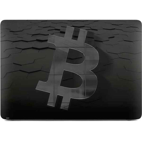 Bitcoin Textured Logo Apple MacBook Air Skin