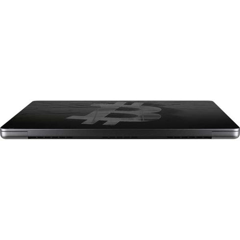 Bitcoin Textured Logo Apple MacBook Pro 14-inch Skin