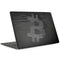 Bitcoin Textured Logo MacBook Skins