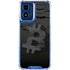 Bitcoin Textured Logo Moto G Play 4G (2024) Clear Case