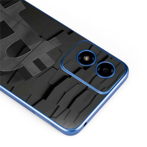 Bitcoin Textured Logo Moto G Play 4G (2024) Skin