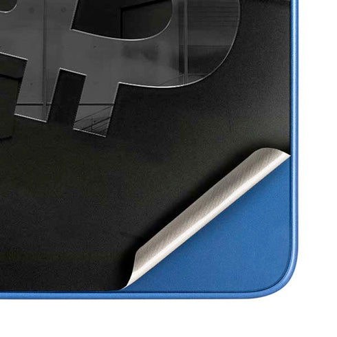 Bitcoin Textured Logo Moto G Play 4G (2024) Skin