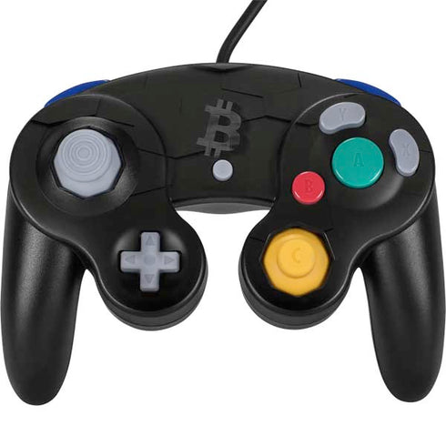 Bitcoin Textured Logo Nintendo Skins