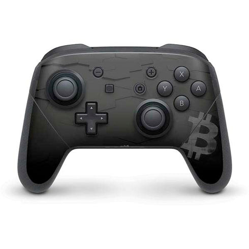 Bitcoin Textured Logo Nintendo Skins