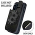 Bitcoin Textured Logo Otterbox Defender iPhone Skin