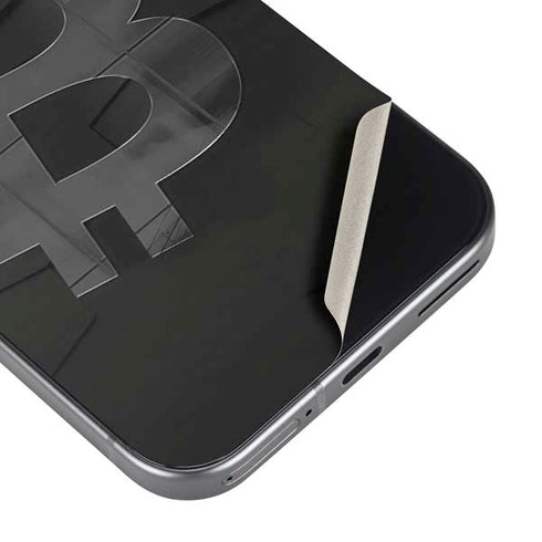 Bitcoin Textured Logo Google Pixel 9 Skin