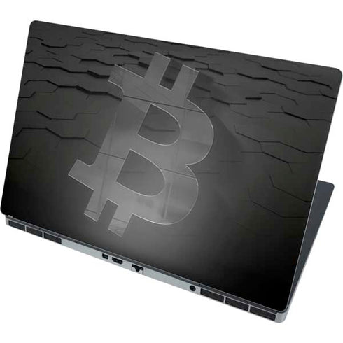Bitcoin Textured Logo Dell Precision Skin